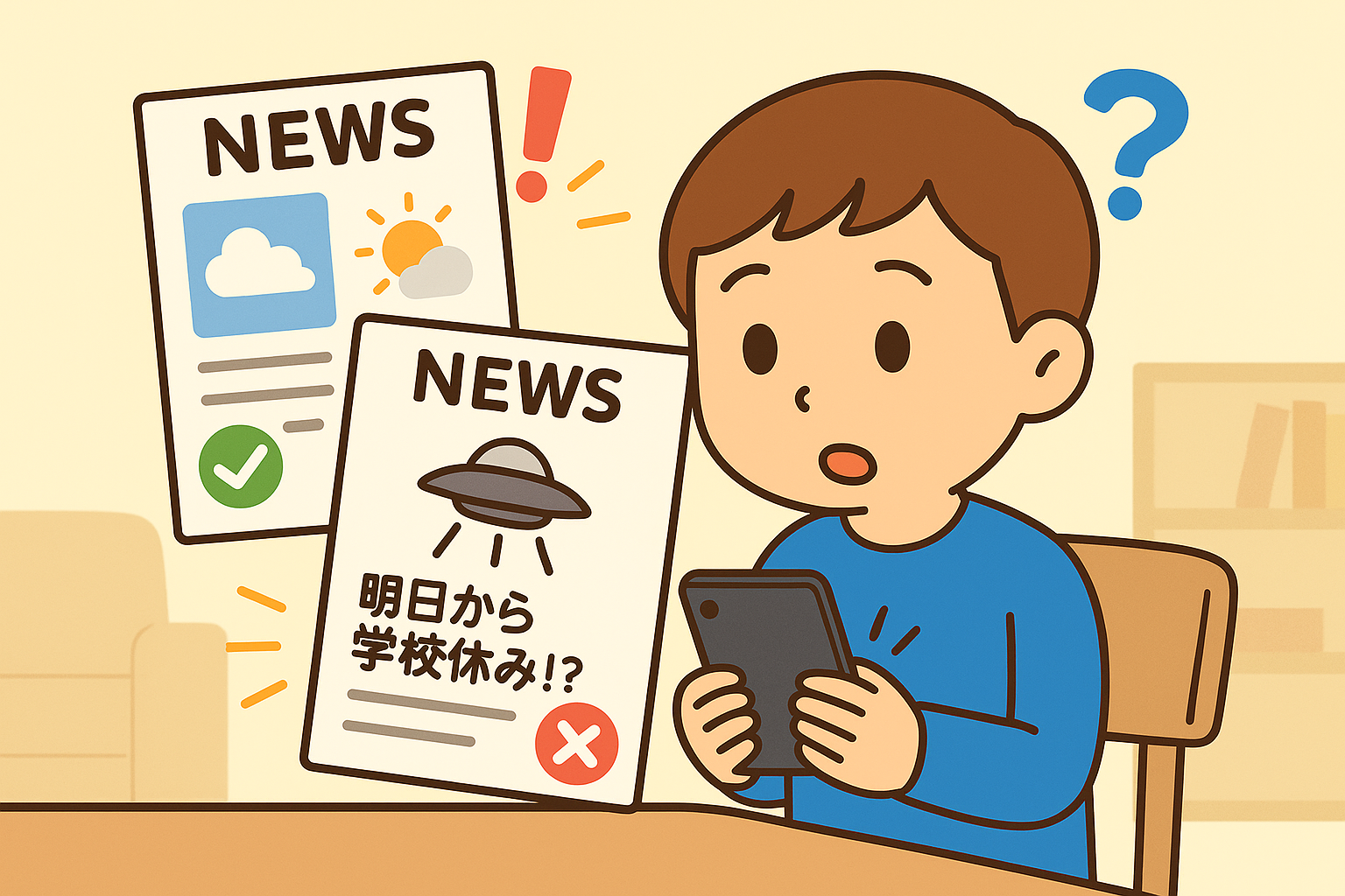 フェイクニュースを見ぬく目