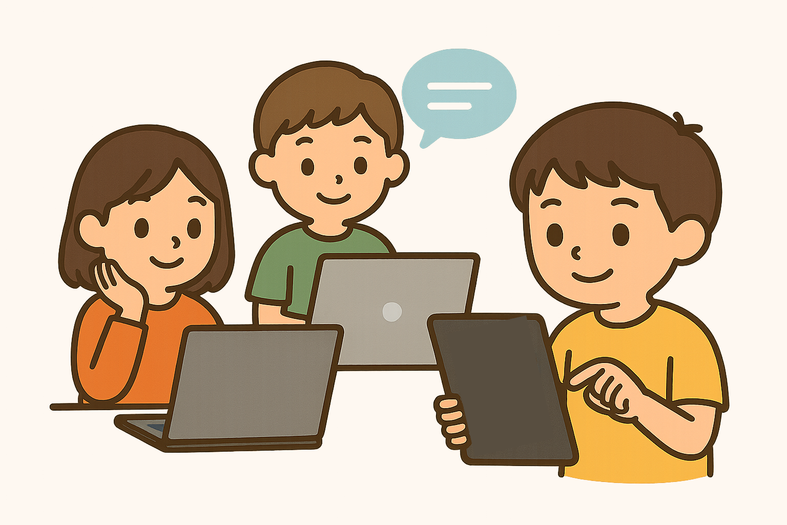 学校でのICT活用例