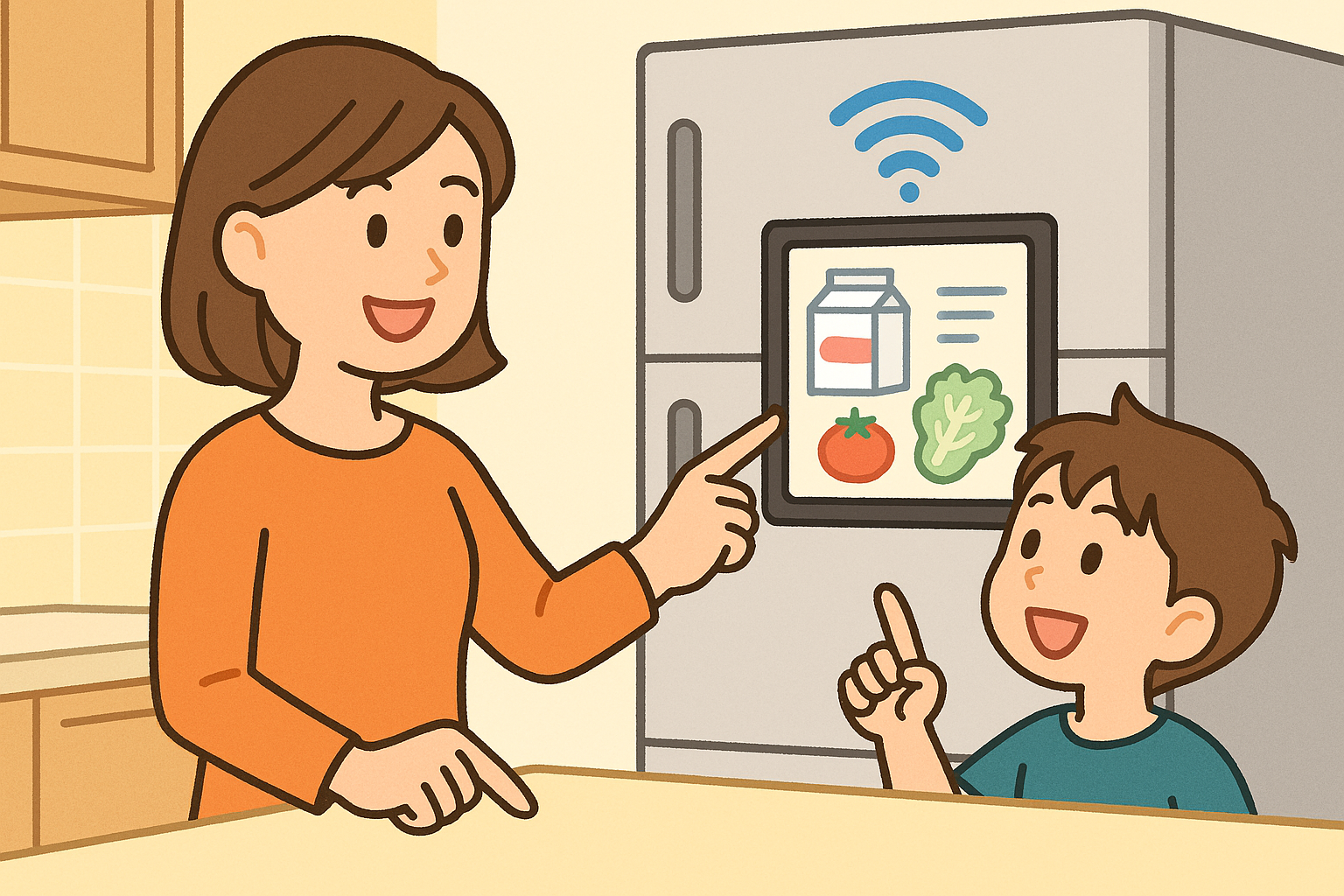 家庭でのICT活用例