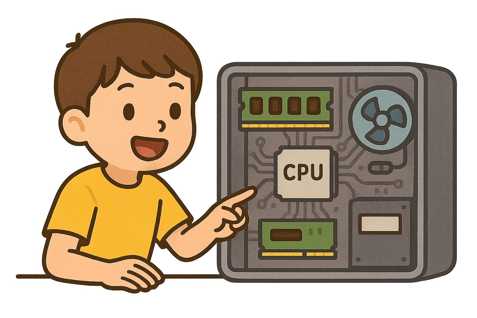 コンピュータのなかってどうなっている