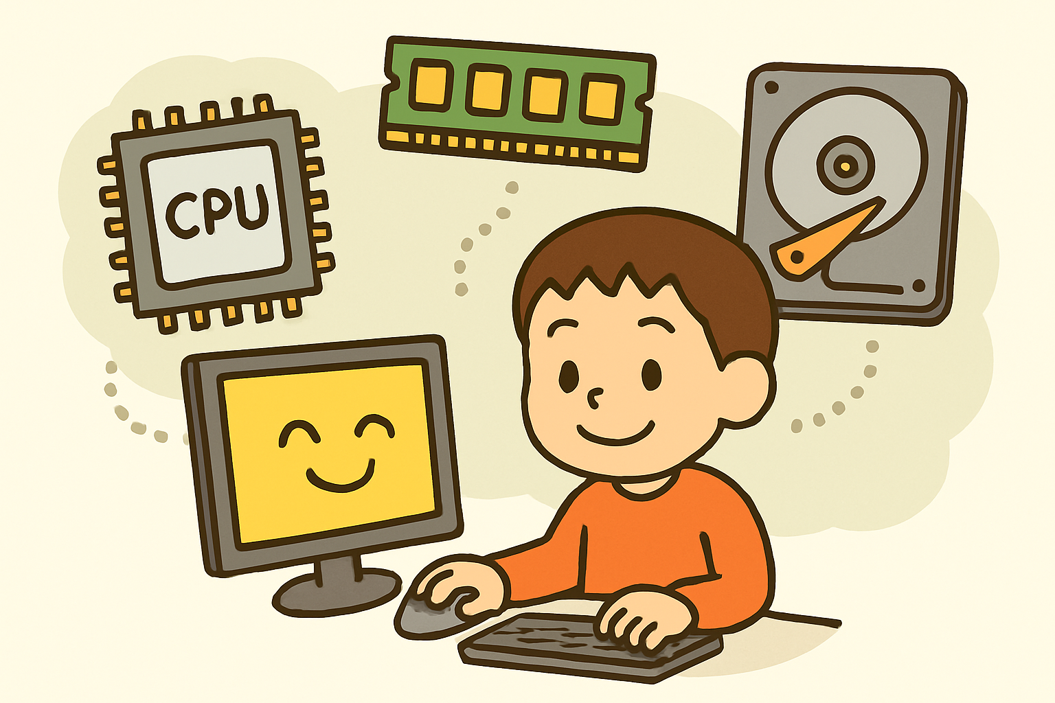 コンピュータの中
