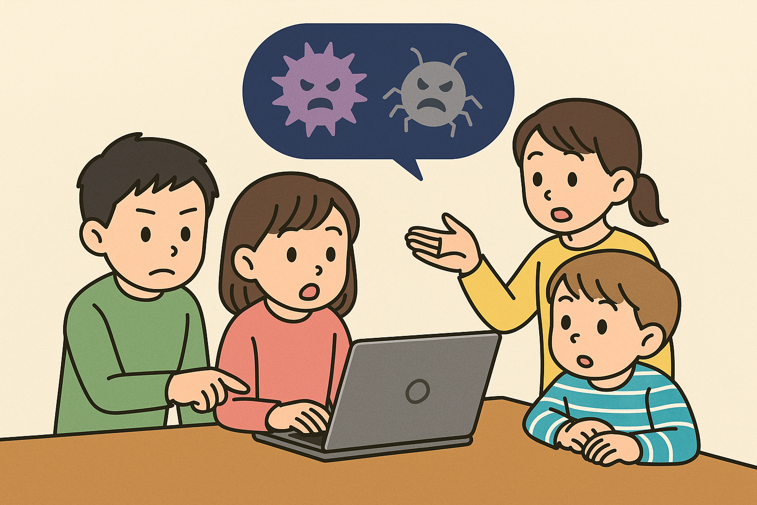 ウイルスに気をつけよう