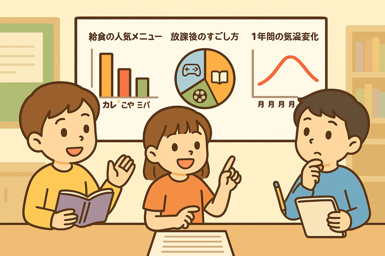 グラフや数値の読み方